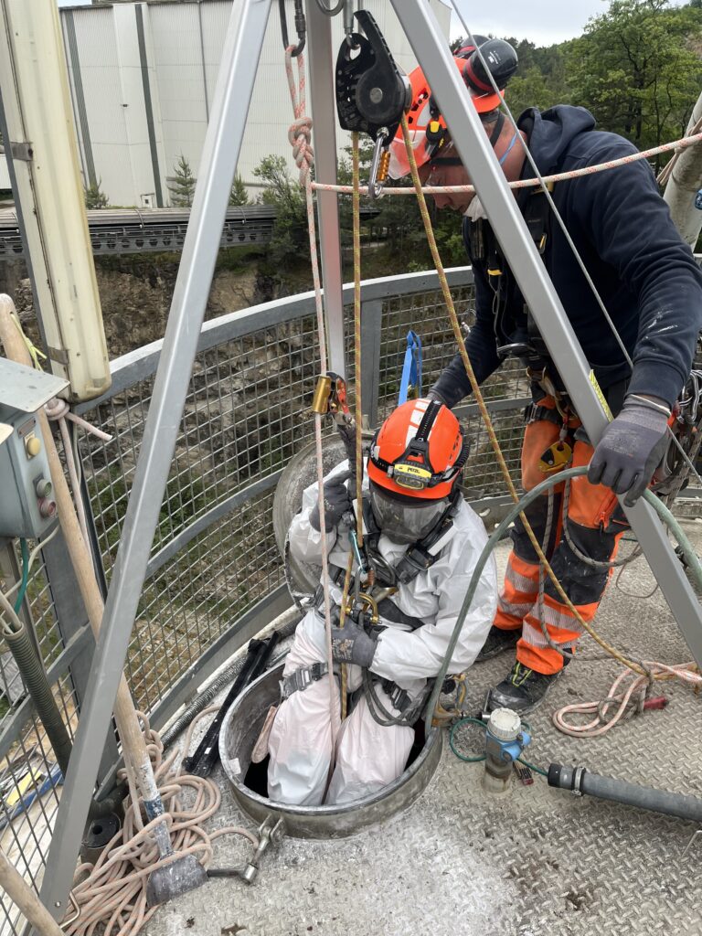 Travaux en milieu confiné