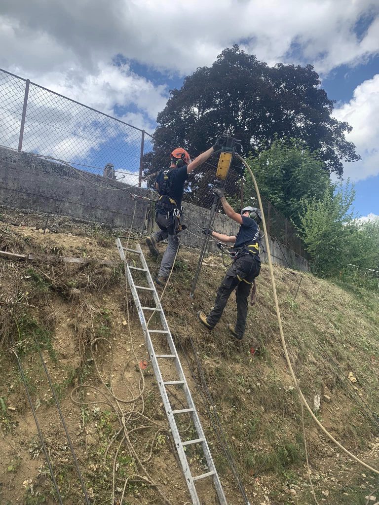 Stabilisation d&rsquo;un talus