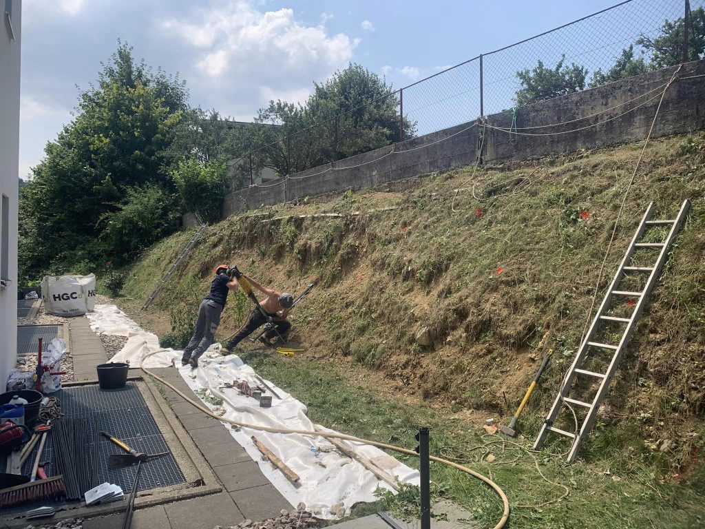 Stabilisation d&rsquo;un talus
